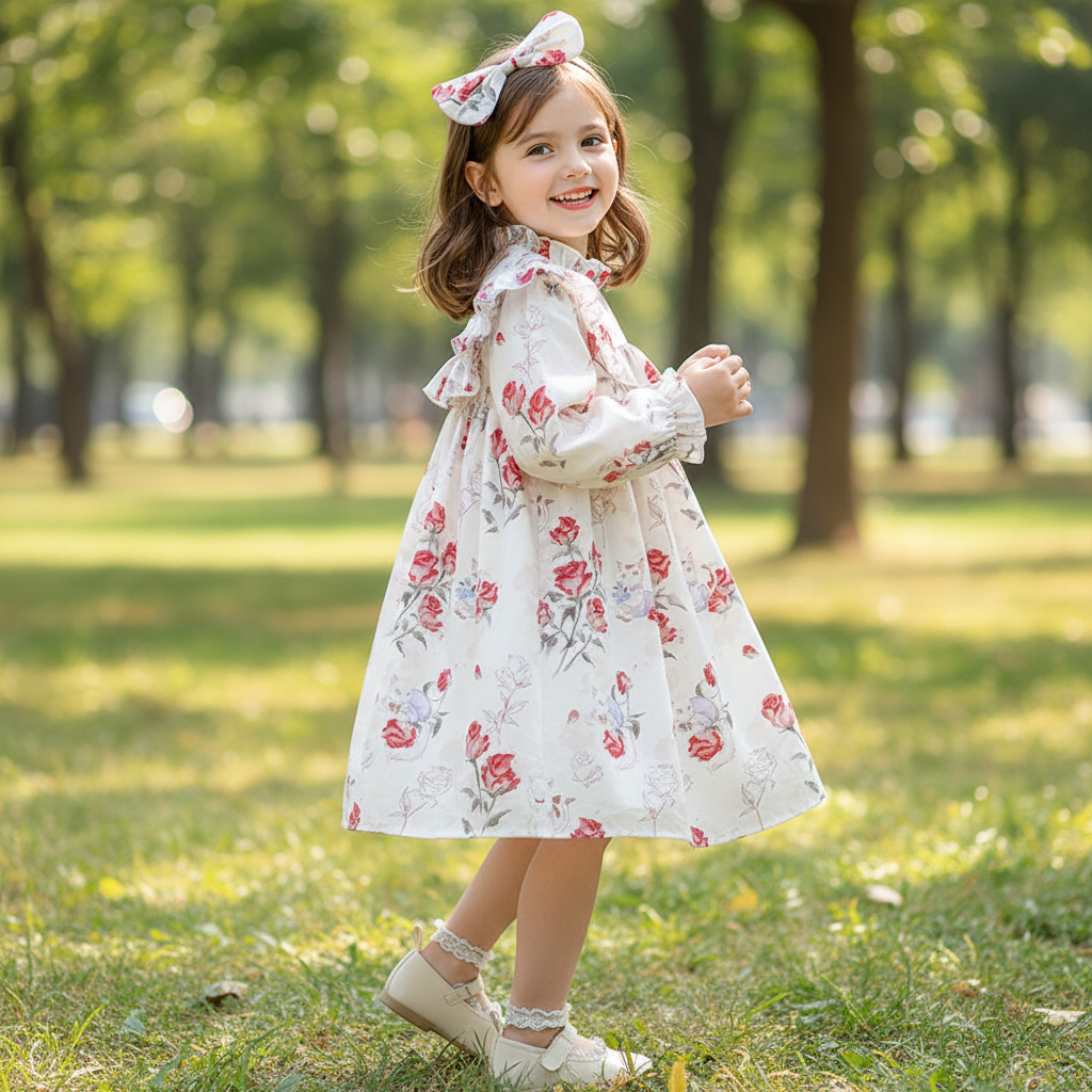 Rochie cu cordeluta Karyn Crem