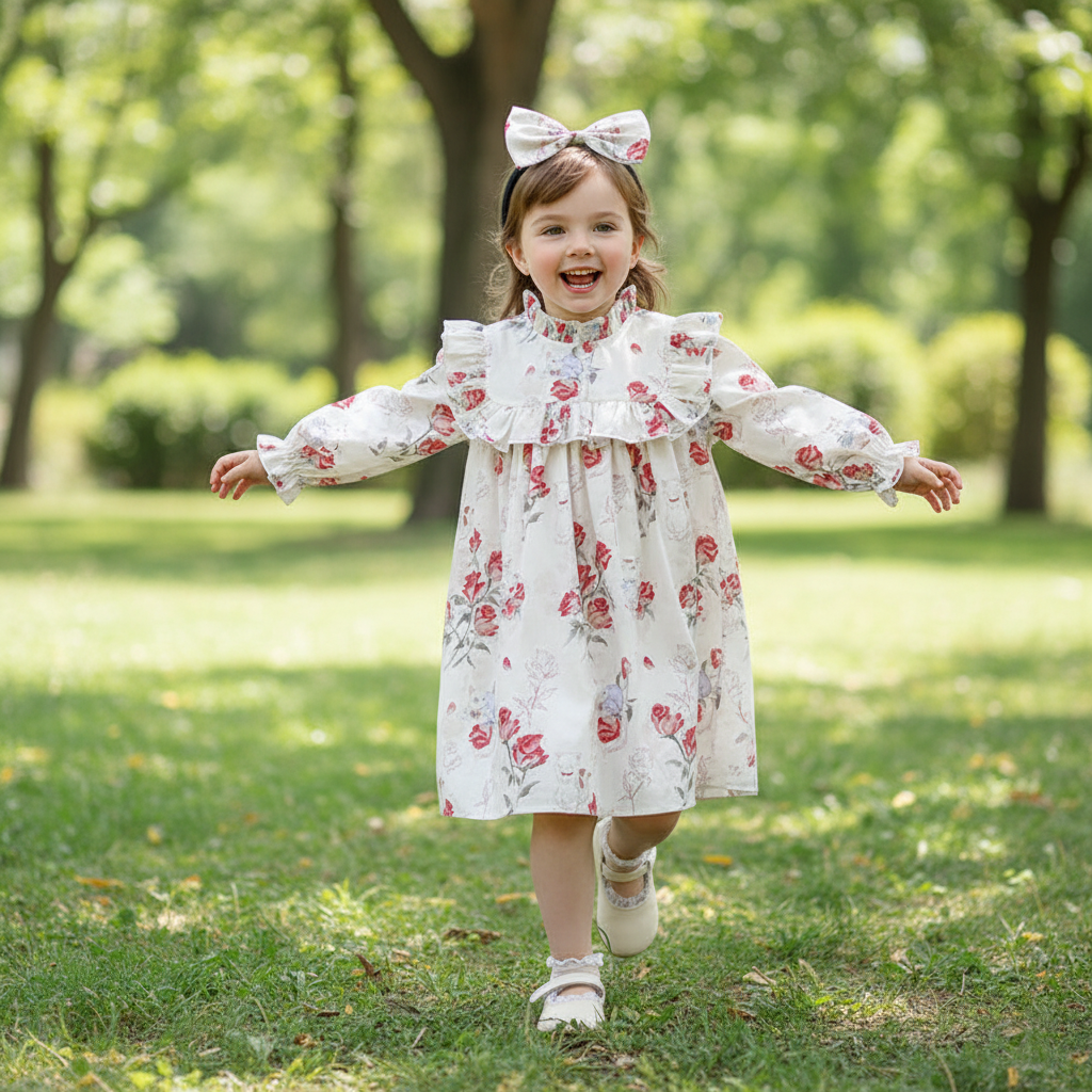 Rochie cu cordeluta Karyn Crem