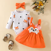Set din trei piese Foxy Portocaliu
