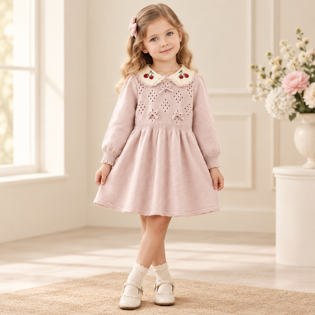 Rochie cu detalii Seina Roz