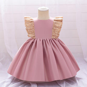 Rochie cu detalii Caligo Roz
