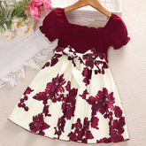 Rochie cu detalii Brusi Rosu