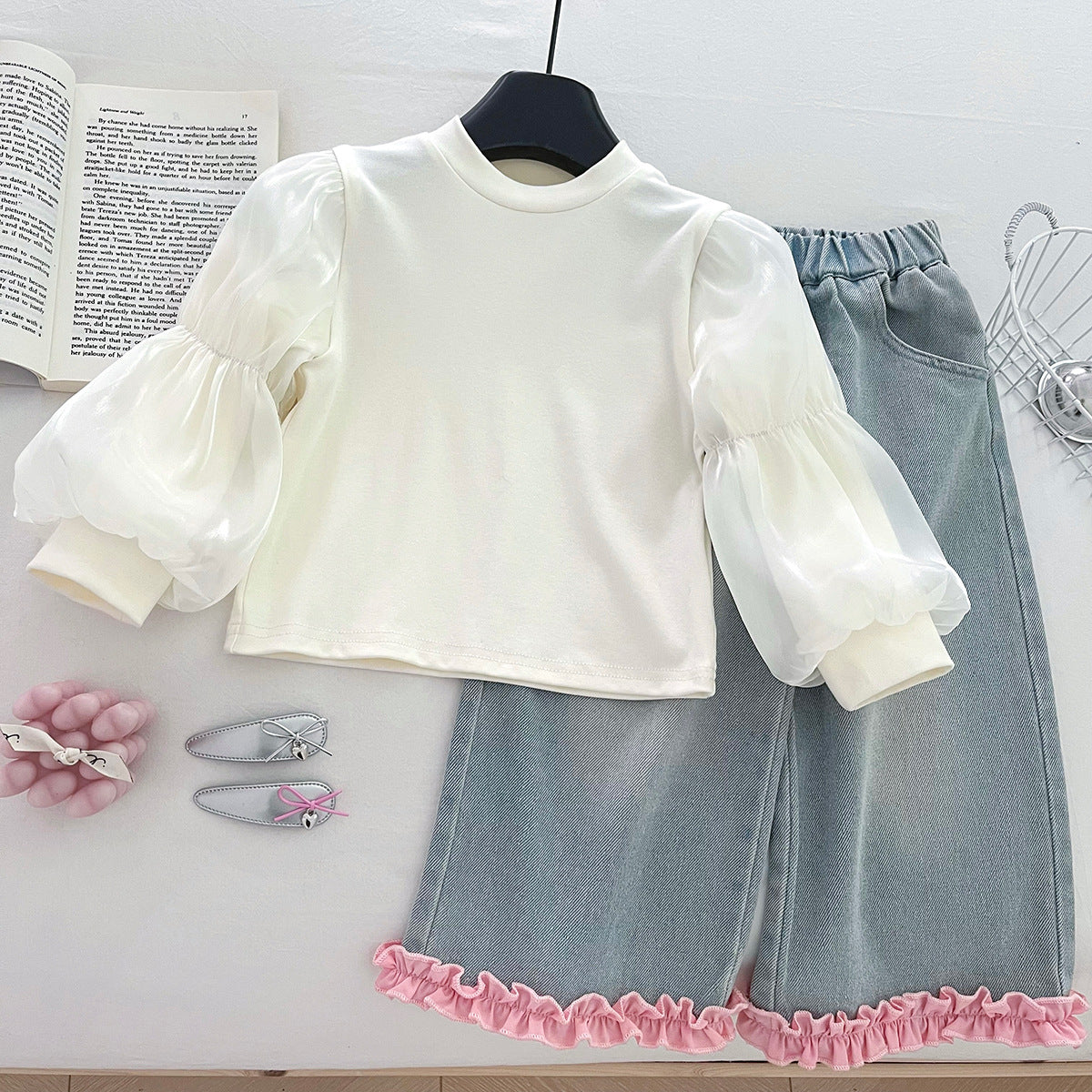 Set din trei piese Heray Albastru Deschis