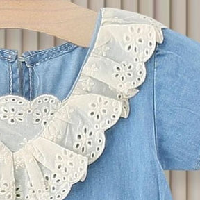 Rochie cu detalii Bebexa Albastru