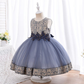 Rochie eleganta cu posetuta Asera Albastru