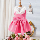 Rochie cu detalii Kivora Roz