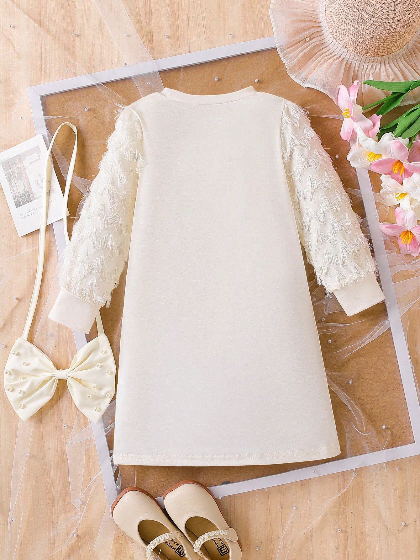 Rochie cu detalii Miana Crem