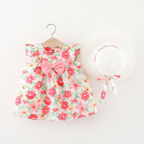Rochie cu palarie Covini Roz
