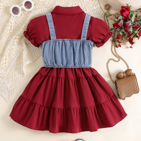 Rochie tip camasa cu vesta Jane Visiuniu
