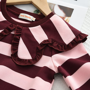 Rochie cu detalii Enona Roz