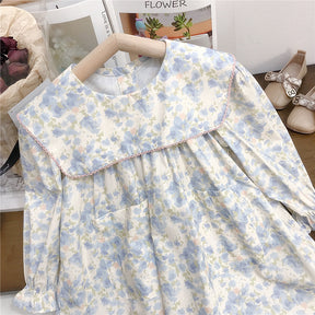 Rochie cu detalii Anasya Albastru
