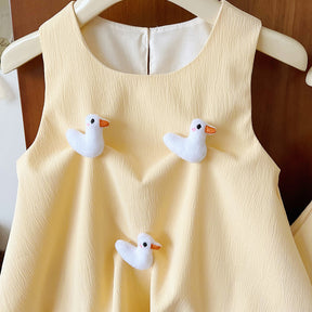 Rochie cu detalii Crisy Galben