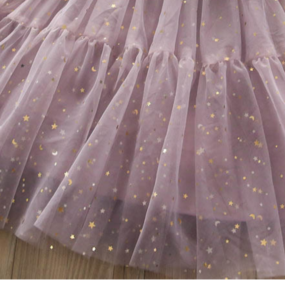 Rochie cu detalii Acacia  Mov