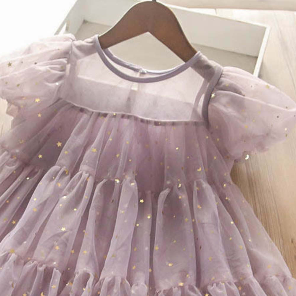 Rochie cu detalii Acacia  Mov