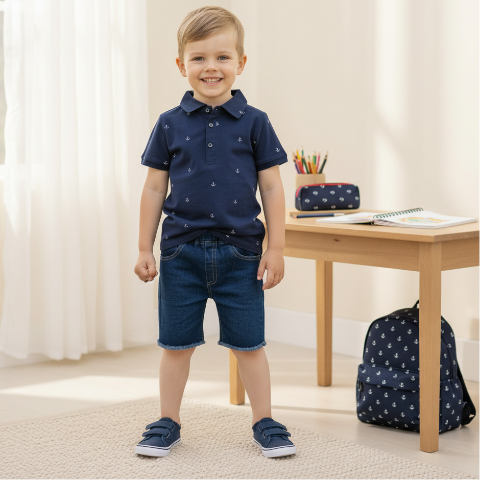 Set din doua piese Arco Bleumarin