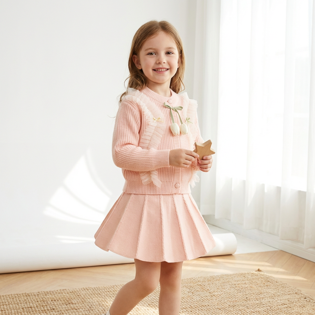 Set din doua piese Saida Roz