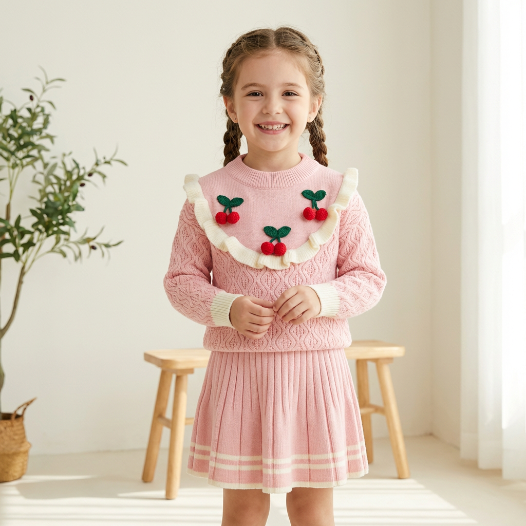 Set din doua piese Tyrna Roz