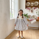 Rochie cu cordeluta Luila Albastru