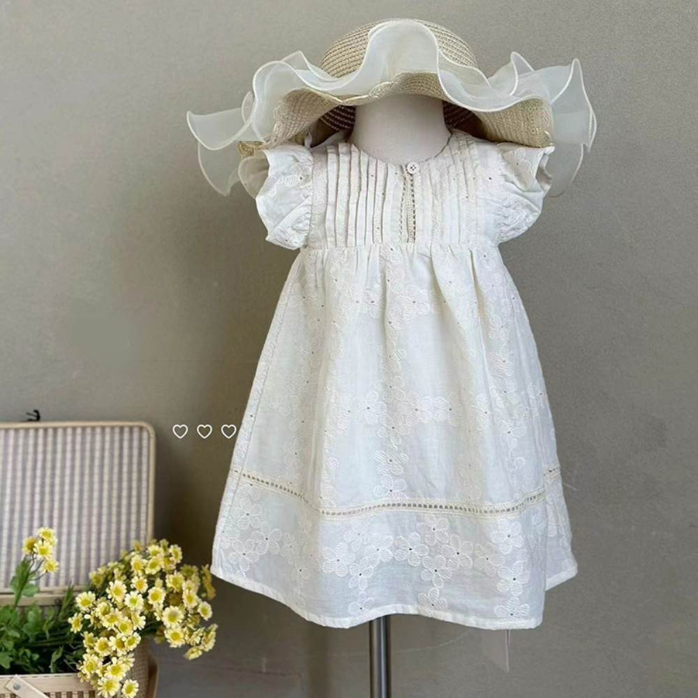 Rochie cu detalii Merve Crem