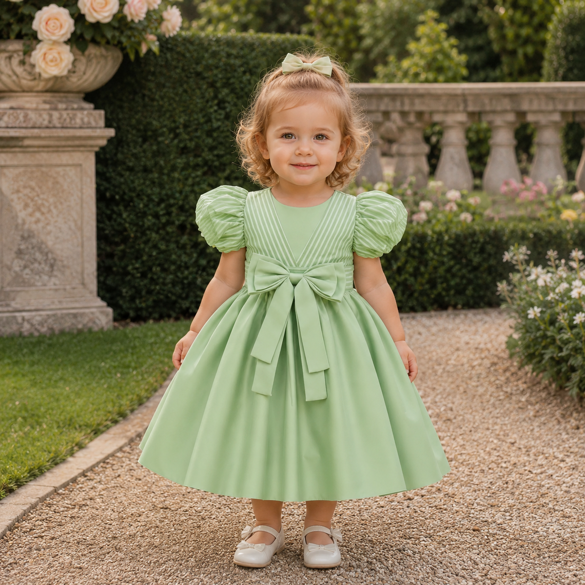 Rochie cu detalii Vireo Verde
