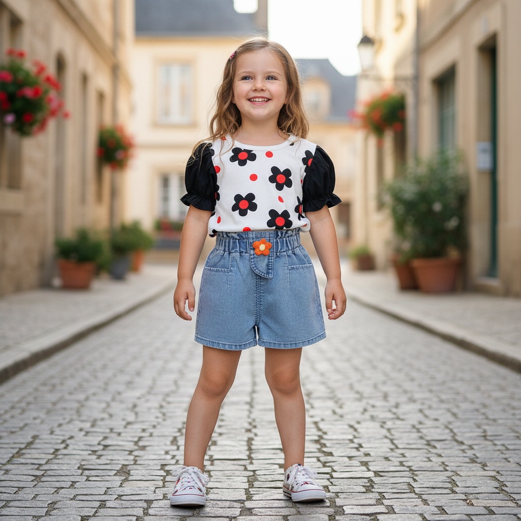 Set din doua piese Edira Negru