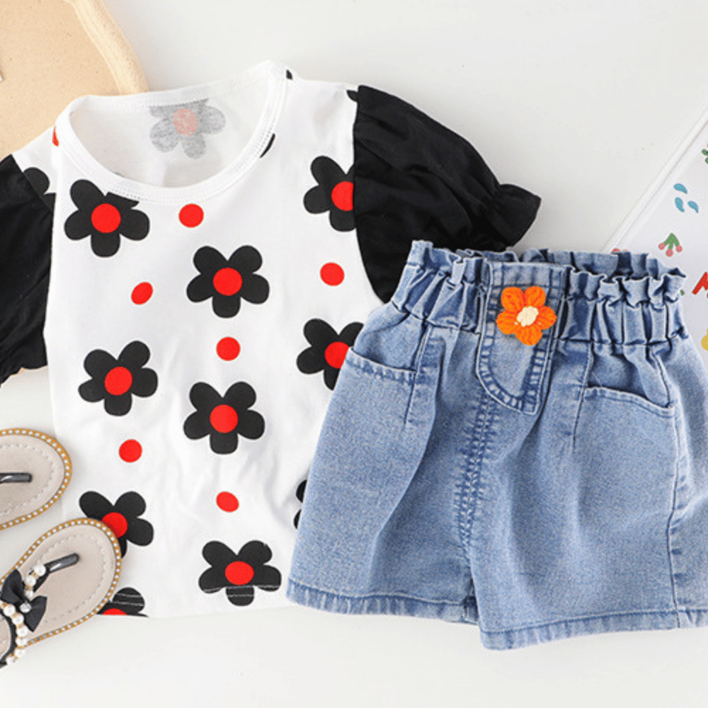 Set din doua piese Edira Negru