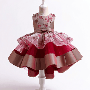 Rochie cu detalii Florida Rosu