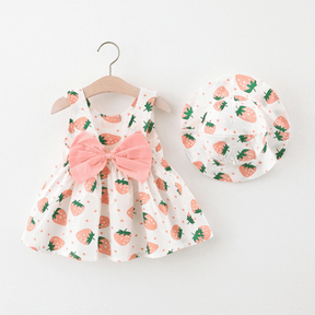 Rochie cu palarie Canoli Roz
