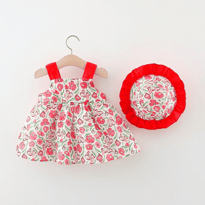 Rochie cu palarie Defina Rosu