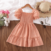 Rochie cu detali Elmina Roz