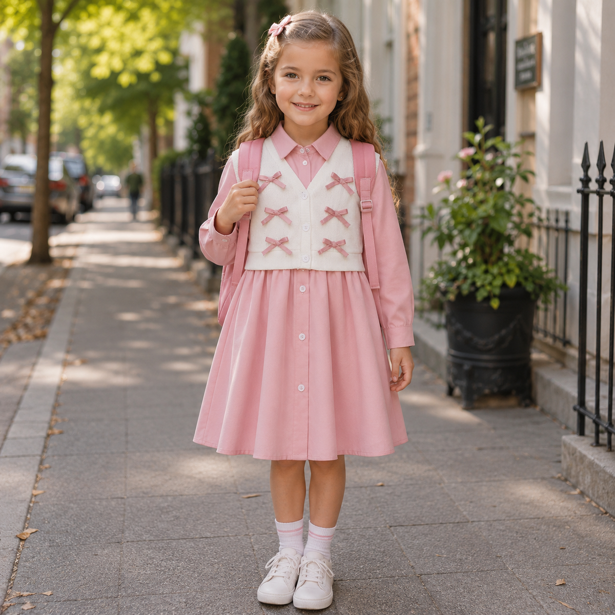 Rochie cu vesta Tonay Roz
