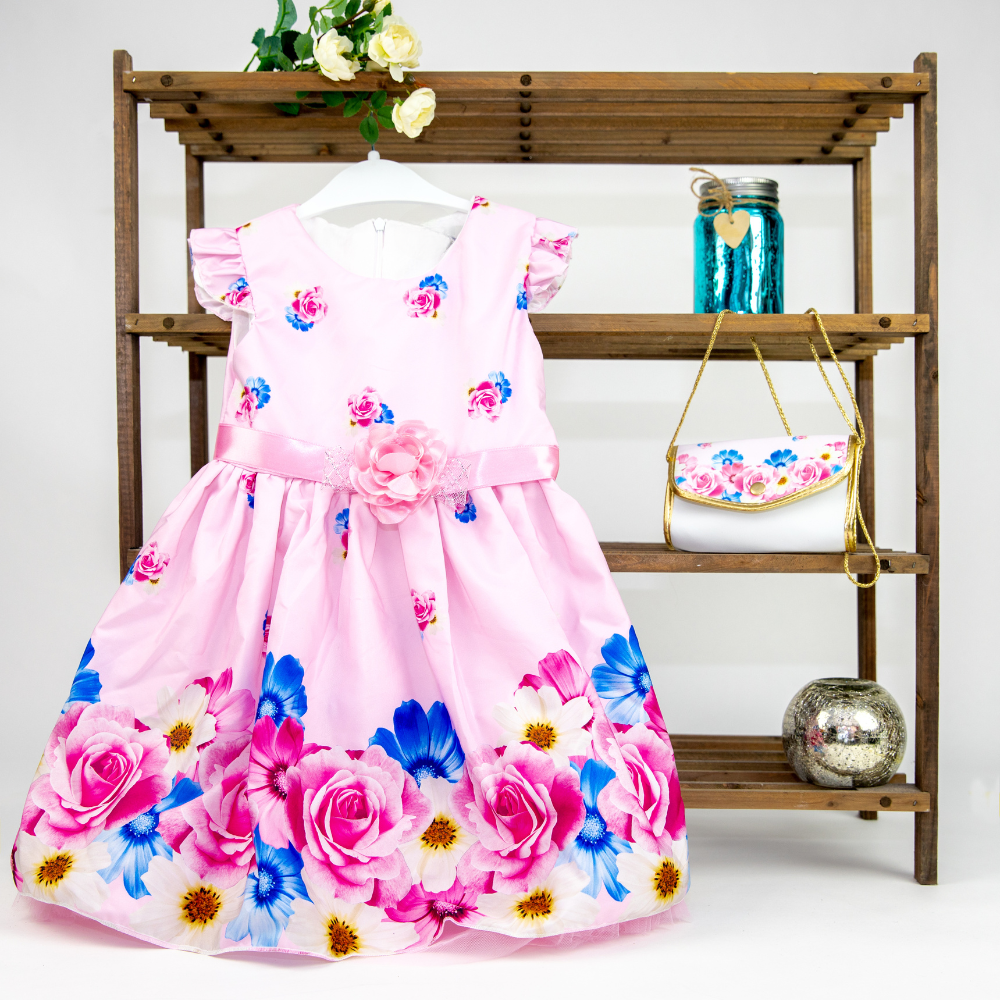 Rochie cu poseta Araisa Roz