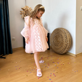 Rochie cu detalii Celsya Roz