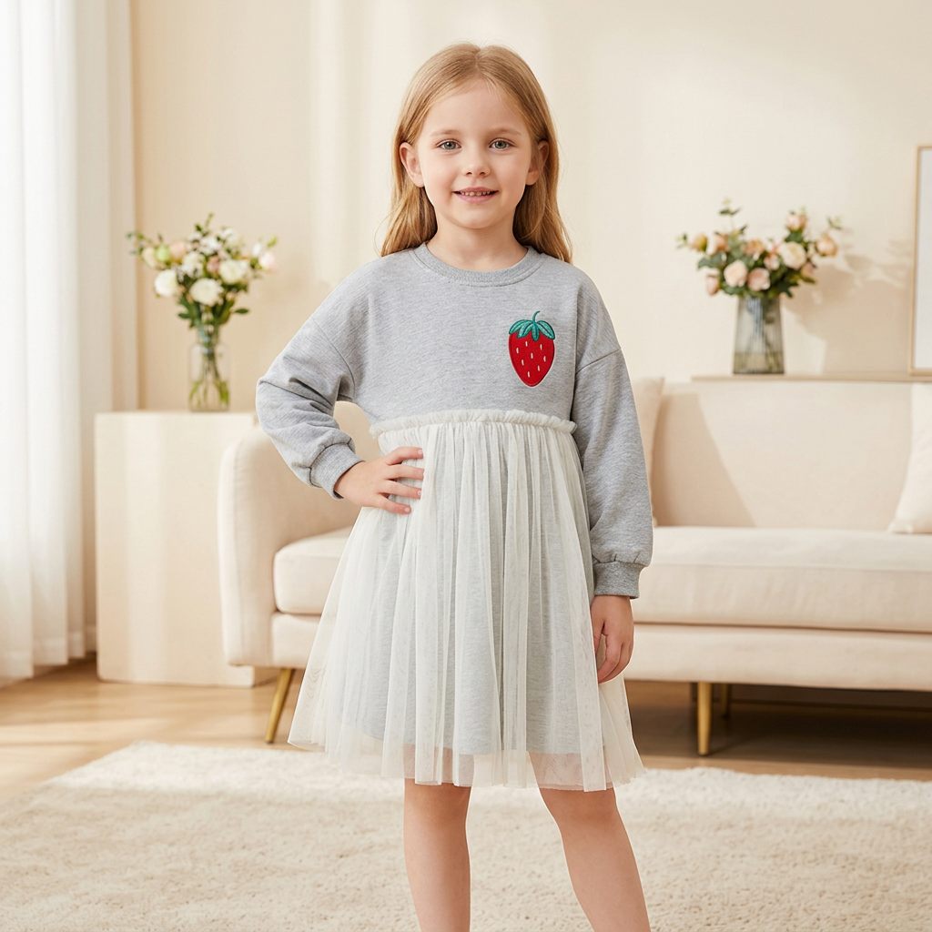 Rochie cu detalii Gysa Gri