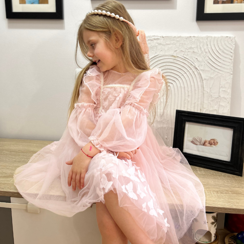 Rochie cu detalii Celsya Roz