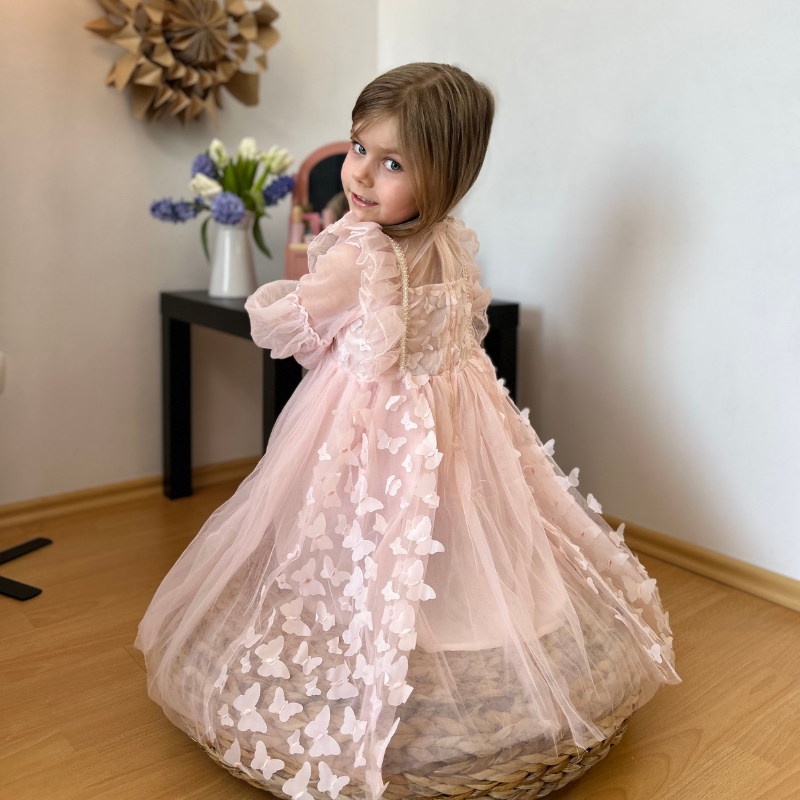 Rochie cu detalii Celsya Roz