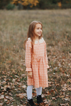 Rochie cu detalii Redeny Portocaliu