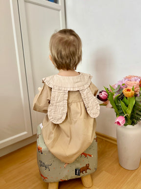 Rochie cu detalii Yusia Crem