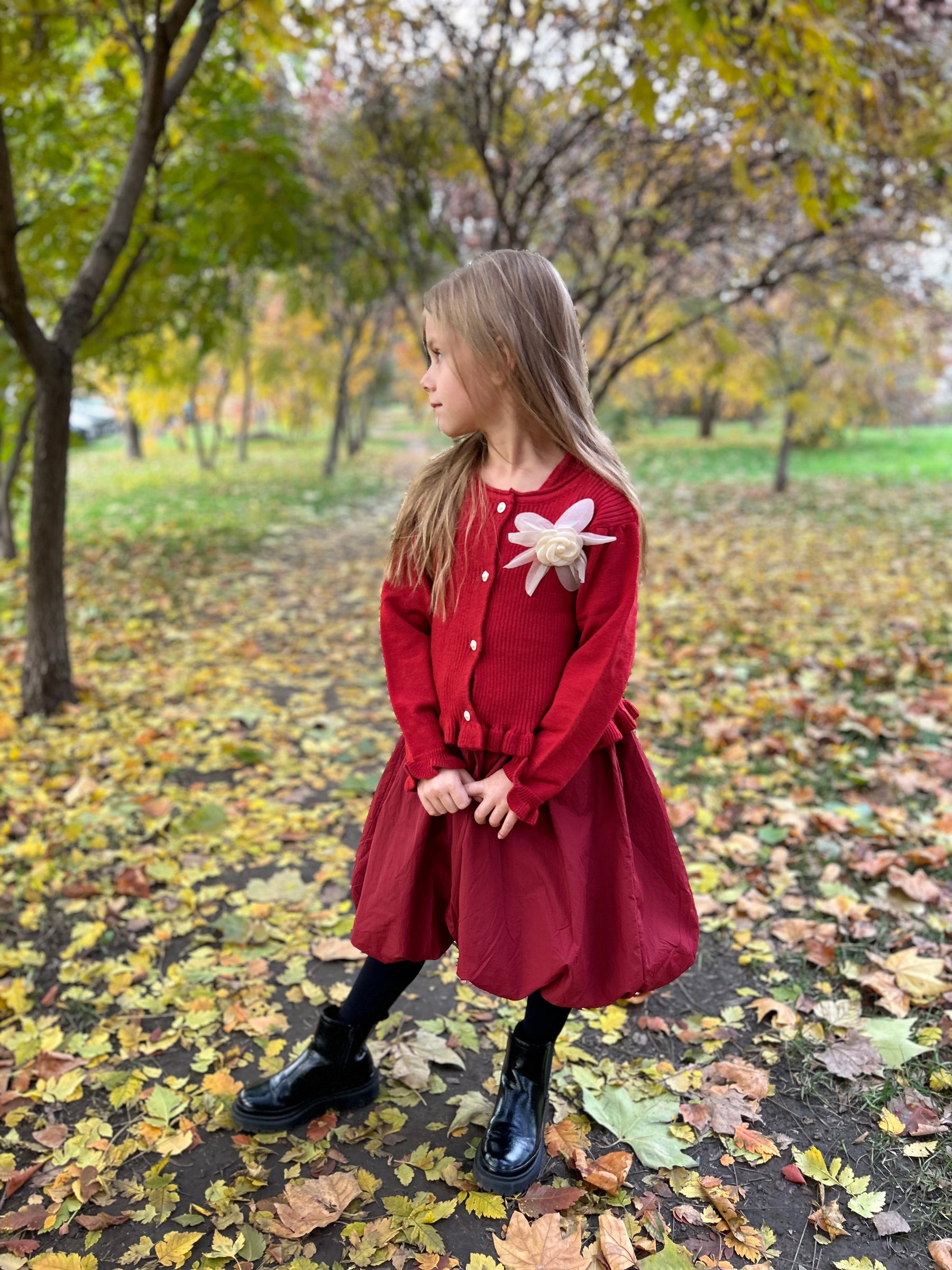 Set din doua piese Lenera Rosu