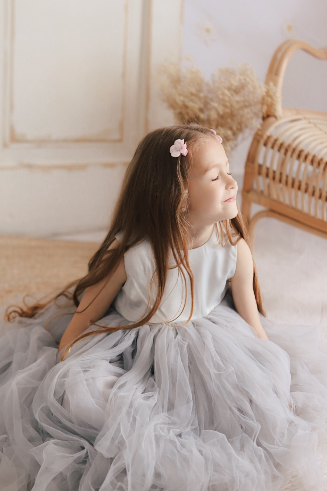 Rochie cu detalii Stella Gri