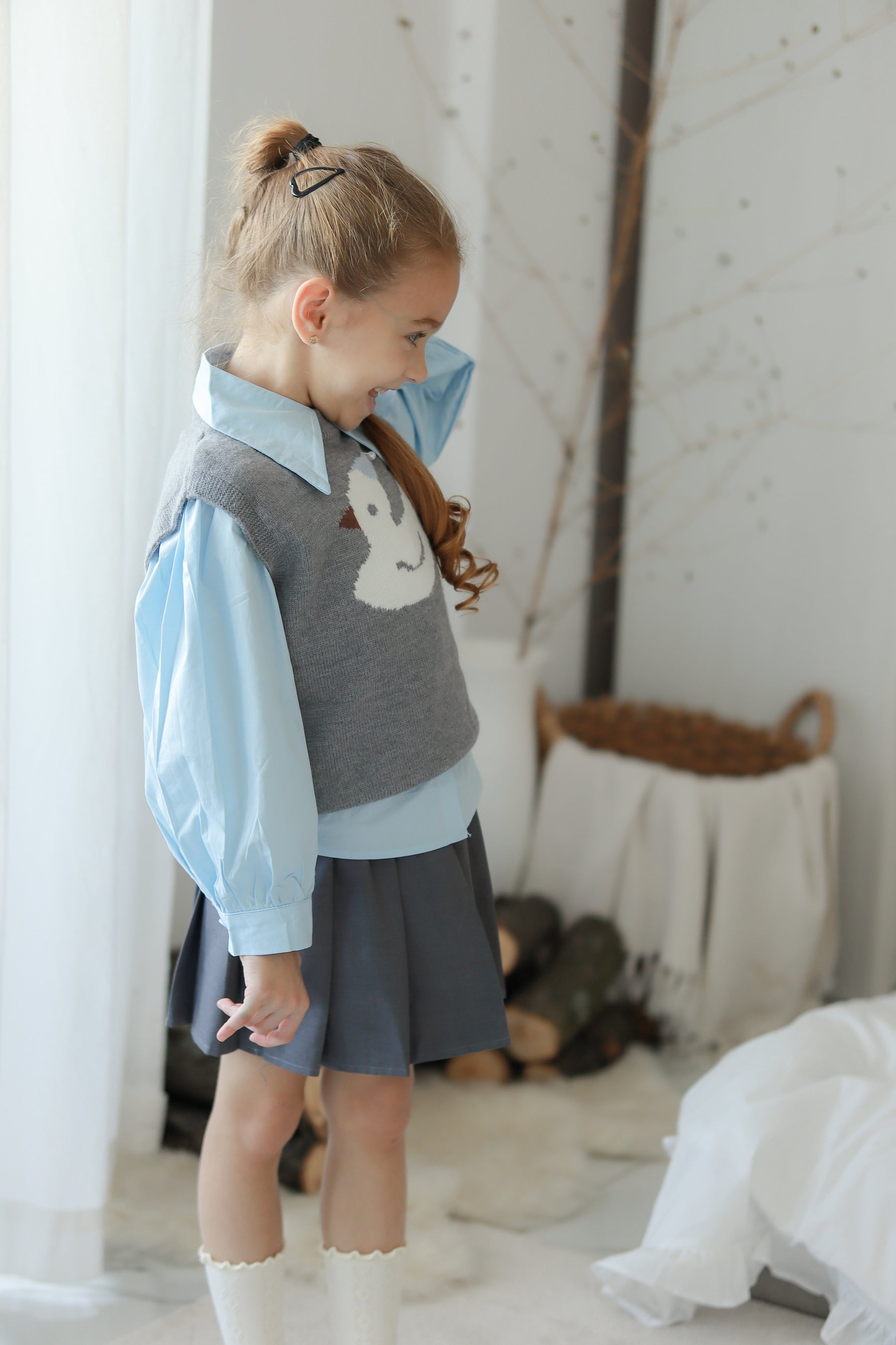 Set din doua piese Denesa Gri