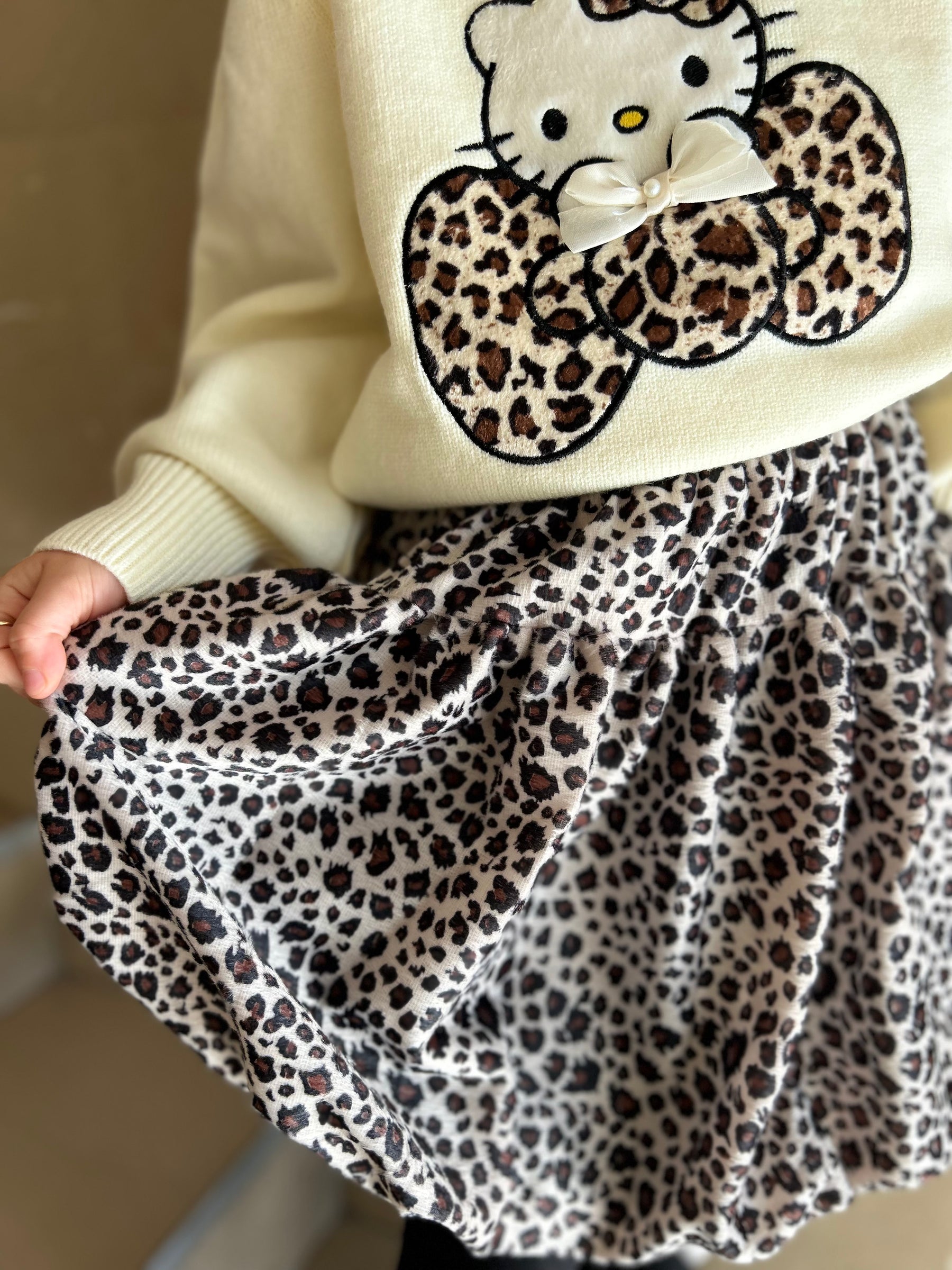 Set din doua piese Kitty Gri