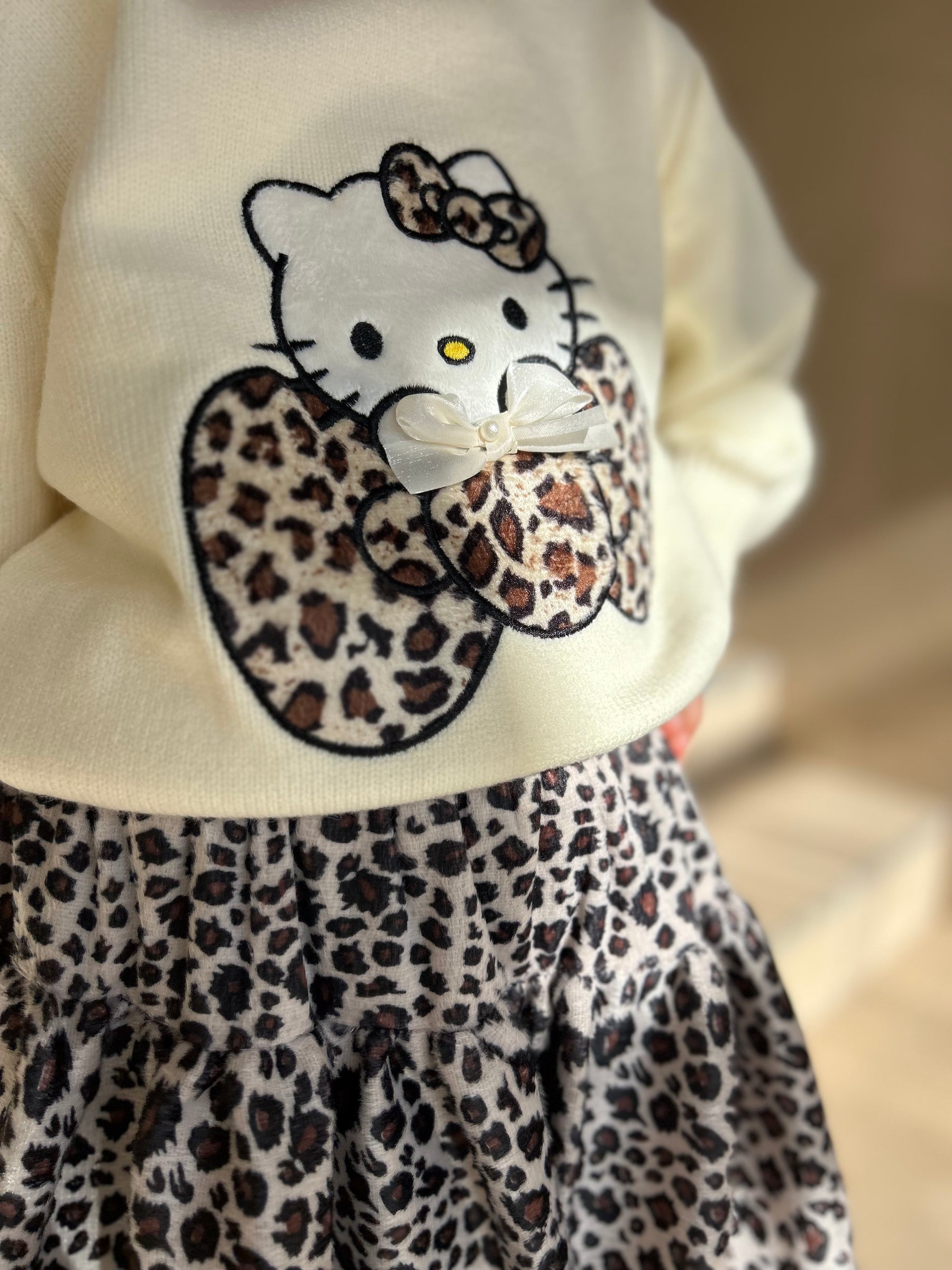 Set din doua piese Kitty Gri