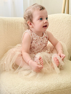 Rochie cu agrafa Perla Crem