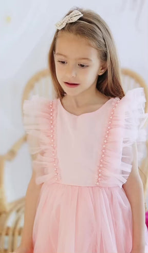 Rochie cu detalii Naliana Roz