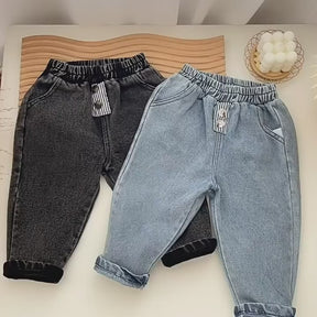 Pantaloni din denim Daron Albastru