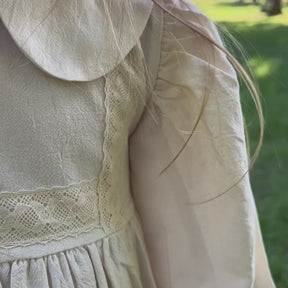 Rochie cu detalii Mia Crem