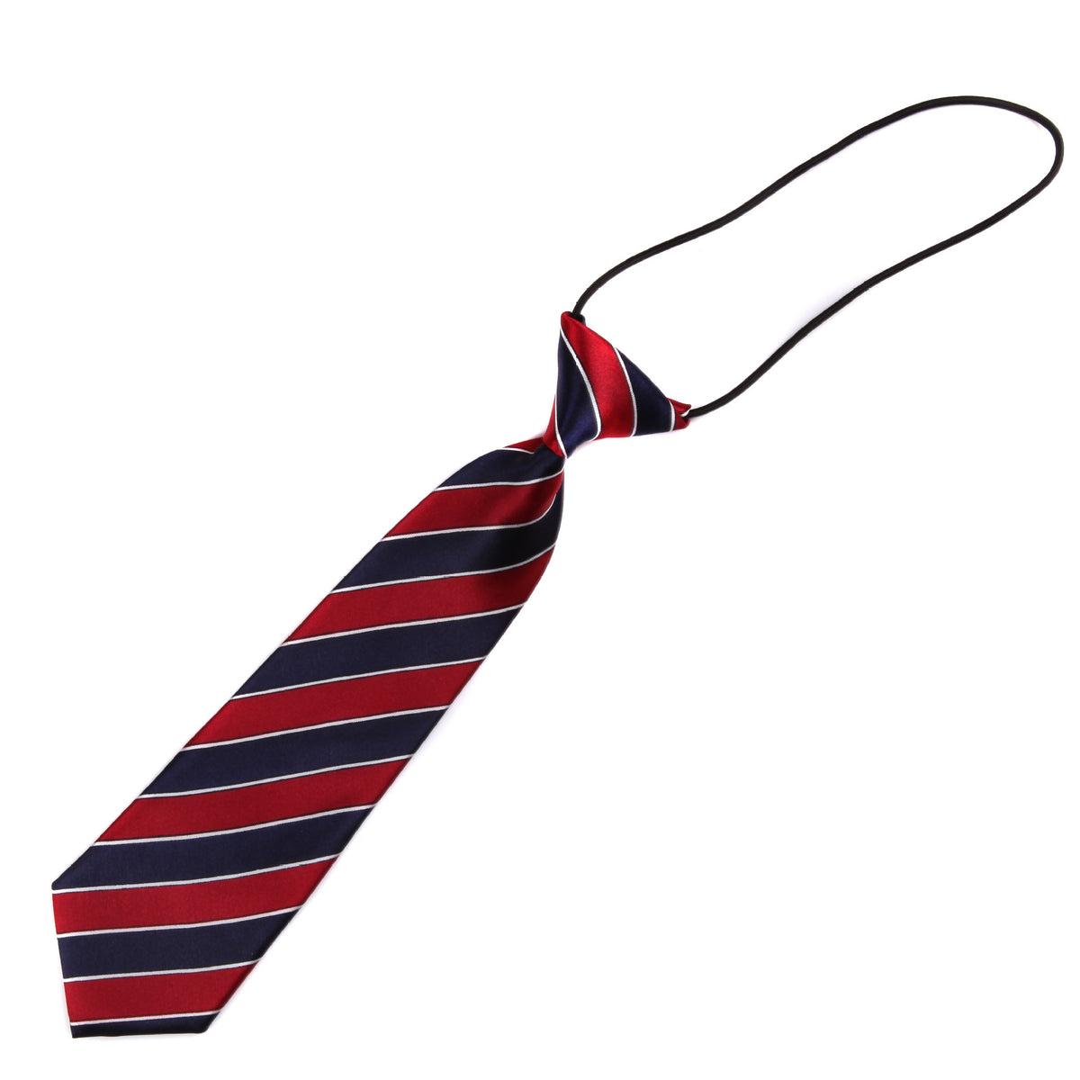 Cravata Bleumarin cu dungi rosi