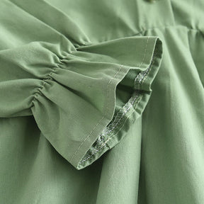 Rochie cu detalii Apela Verde