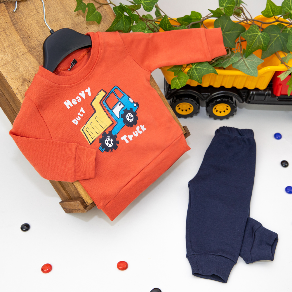 Set din doua piese Trak Portocaliu
